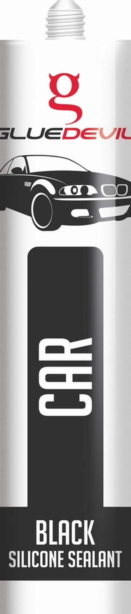 GLUE DEVIL SILICONE BLACK CAR 280ml CARTRIDGE GLUE DEVIL SILICONE BLACK CAR 280ml CARTRIDGE